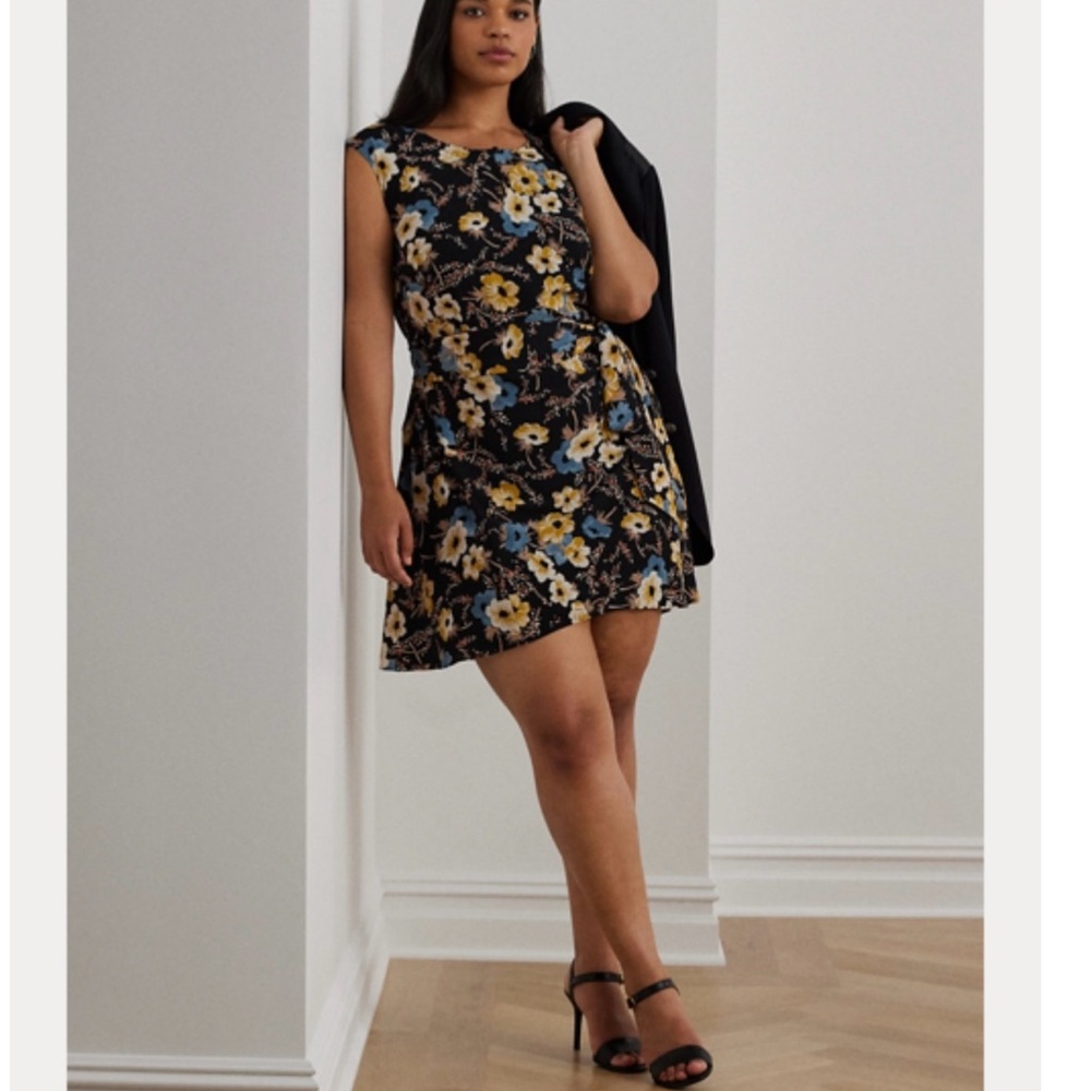 Ralph Lauren Cap-Sleeve Dress, NWT — Plus Size 22W